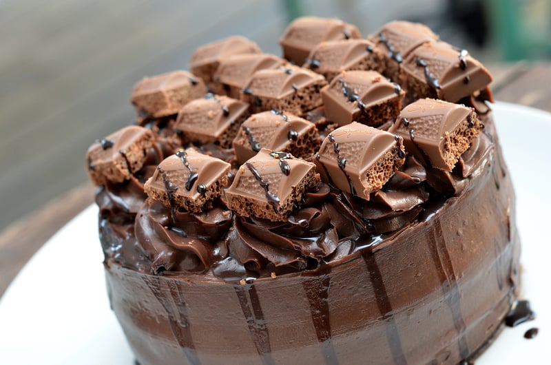 Cookie Dough Stuffed Brownies